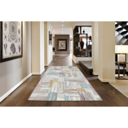 Gotthard Non Slip Floor Aspero Shaggy Multicolour Rug