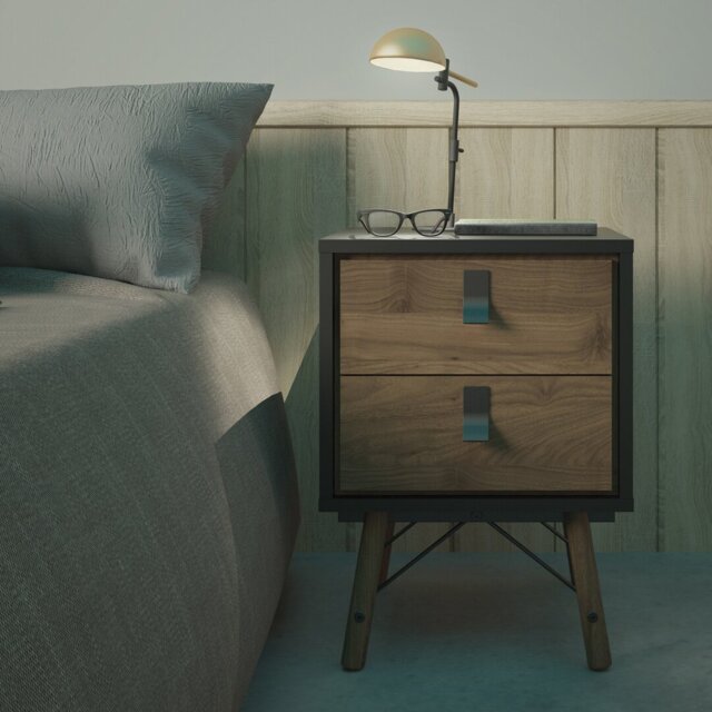 Levine Plywood / Laminate Board Bedside Table