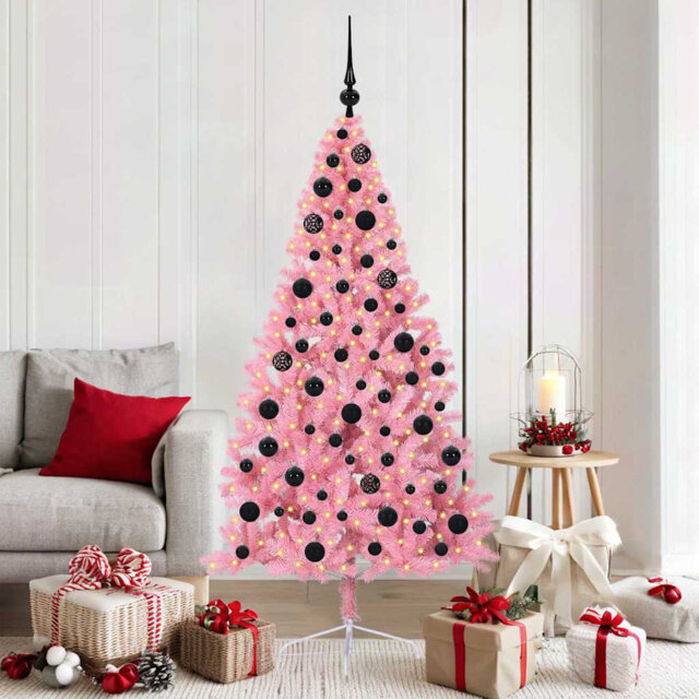 5.91' H Lighted Artificial Christmas Tree