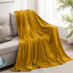 Ultra Soft Plush Faux Fur Reversible Fleece Blanket