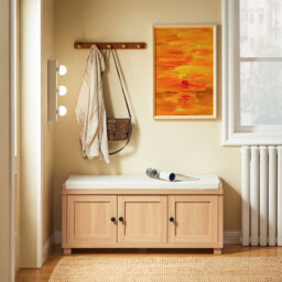 6 Pair Shoe Storage Bench