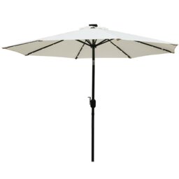 Antibes 2.7m Traditional Parasol with Lights