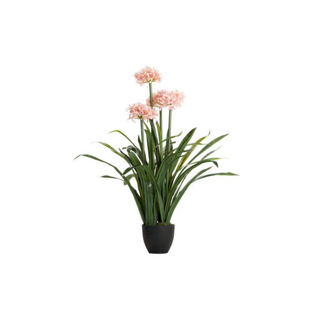 100cm Faux Flowering Plant in Pot
