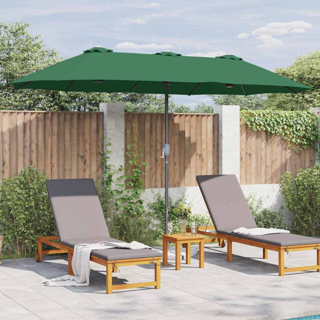 Garden Parasol Polyester and Aluminium Outdoor Shade UV Sun Protection