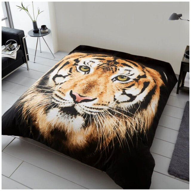 3D Animal Throw Widlife Blanket Ultra Soft Warm Fleece Animal Lovers Decorative Blanket for Sofa Couch Bed Living Room Bedroom Cosy Comfort