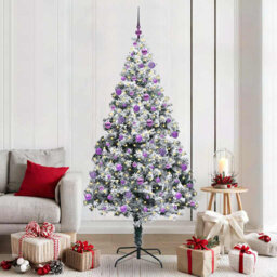Artificial Christmas Tree with 300 LEDs with Stand Green