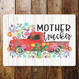 Mother Trucker Metal Wall DÃ©cor
