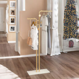 Iron Freestanding 2 - Hook Coat Rack