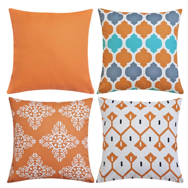 Shanell Indoor / Outdoor Geometric Square Scatter Cushion Cover