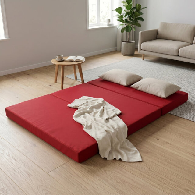 Dull Small Double (4') Guest Folding Foam Mattress
