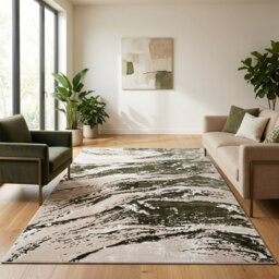 Rectangle Abstract Flatweave Berber Indoor / Outdoor Area Rug