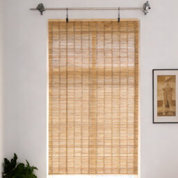Bamboo Room Darkening Curtain Single Panel