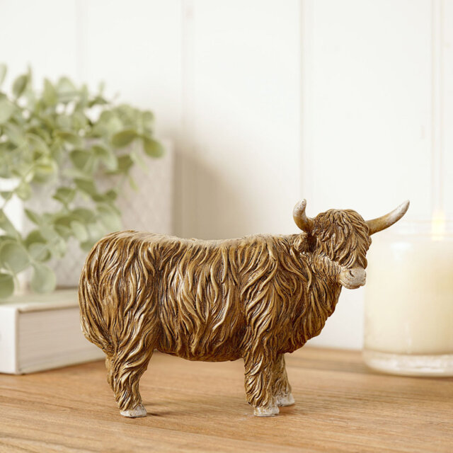 Highland Cow Figurine