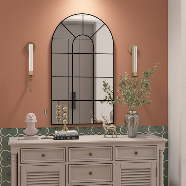Arched Metal Mirror