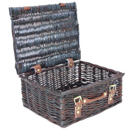 Wicker Hamper Basket with Lid
