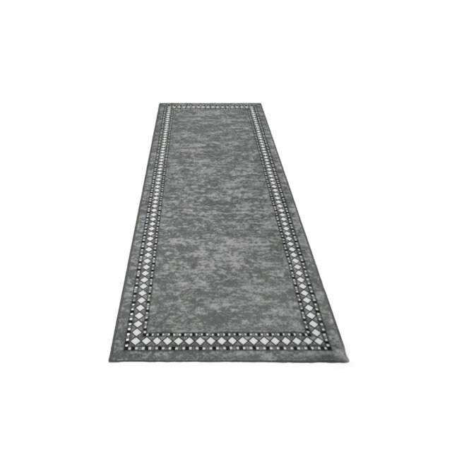 Runner Rugs for Hallways Grey 65 x 180 Non Slip Hallway Runners Nylon Kitchen Runner Washable Low Pile Carpet Runners