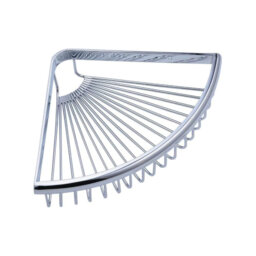 Rustproof Corner Triangular Bath Shelf Shower Caddy,Wall Mounted Stainless Steel Basket Dishrack