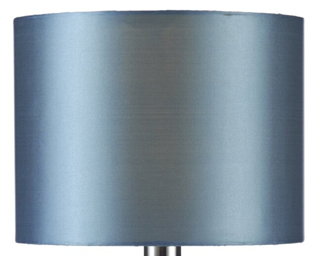 Coral 19cm H Faux Silk Drum Lamp Shade ( Screw On )