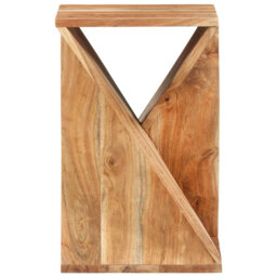 Netherlands Solid Wood Floor Shelf End Table