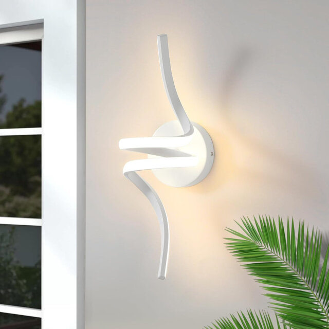 Wall lamp indoor LED wall light modern: wall lamp for staircase hallway living room bedroom balcony design aluminum wall lighting - 7W warm white 3000