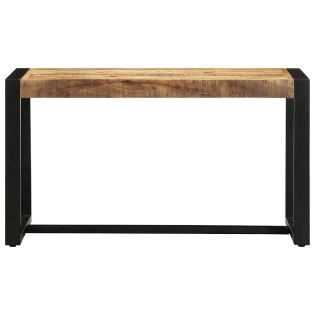 Bench 35x45 Cm Solid Rough Wood Mango