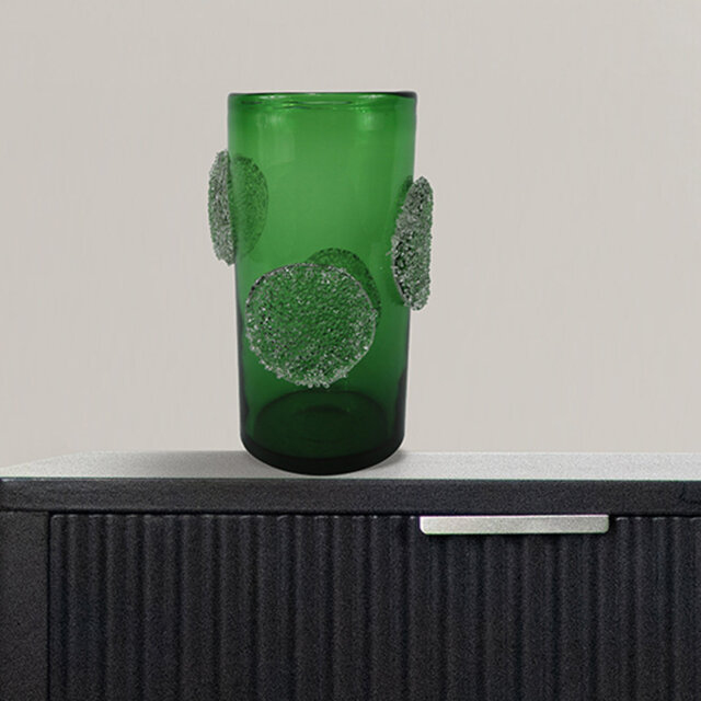 Glass Handmade Vase For Living Room Furniture, Luxury Decoration Handmade Vase