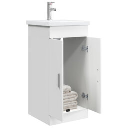 Single Bathroom Vanity with Ceramic Basin