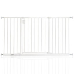 Latitude Run Extra Wide Hallway Dog Gate, Pressure Fit Pet Gate, Puppy Safety Barrier for Hallways and Wide Spaces, Easy Installation