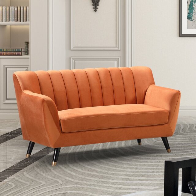 Zebediah 2 Seater Velvet Sofa