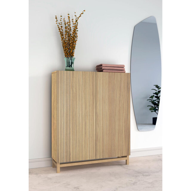16 Pair Shoe Storage Cabinet