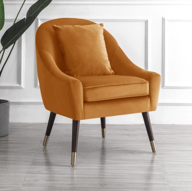 Giddings Velvet Accent Chair