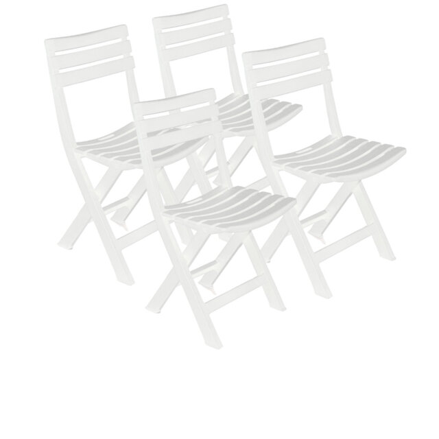 Komodo/Birky Collapsible Garden Patio Camping Chairs Green X4
