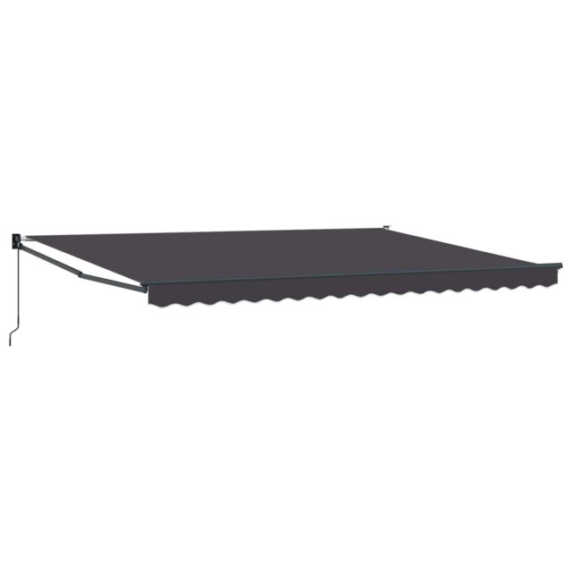 Vidaxl Retractable Awning Door Canopy Garden Patio Awning Fabric And Aluminium