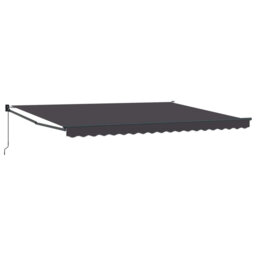 Vidaxl Retractable Awning Door Canopy Garden Patio Awning Fabric And Aluminium