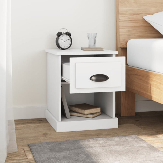Cardi Bedside Cabinet 39x39x47.5 cm Engineered Wood
