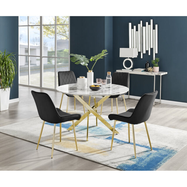 Eubanks 4 - Person Dining Set