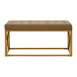 Anmol Velvet Upholstered Bench