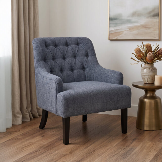 Lydia Upholstered Chenille Armchair