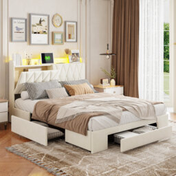 Upholstered Storage Bed