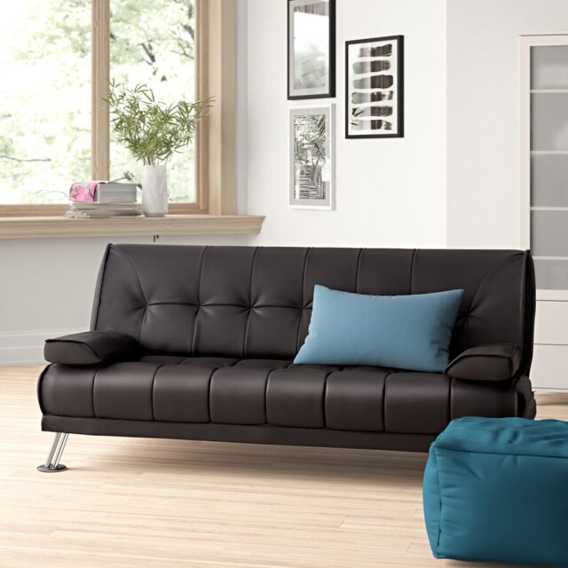 Marylee 3 Seater Faux Leather Sleeper