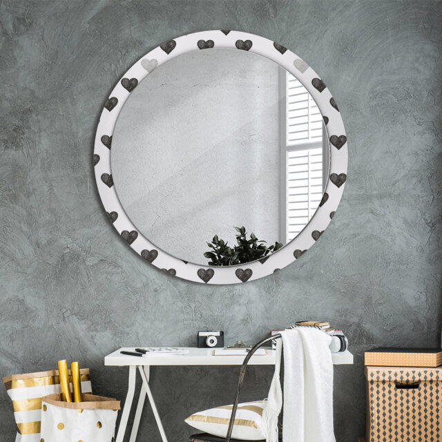 Huldar Glass Flat Wall Mirror