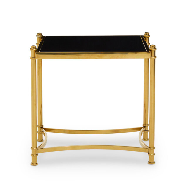 Anahii Glass Top End Table