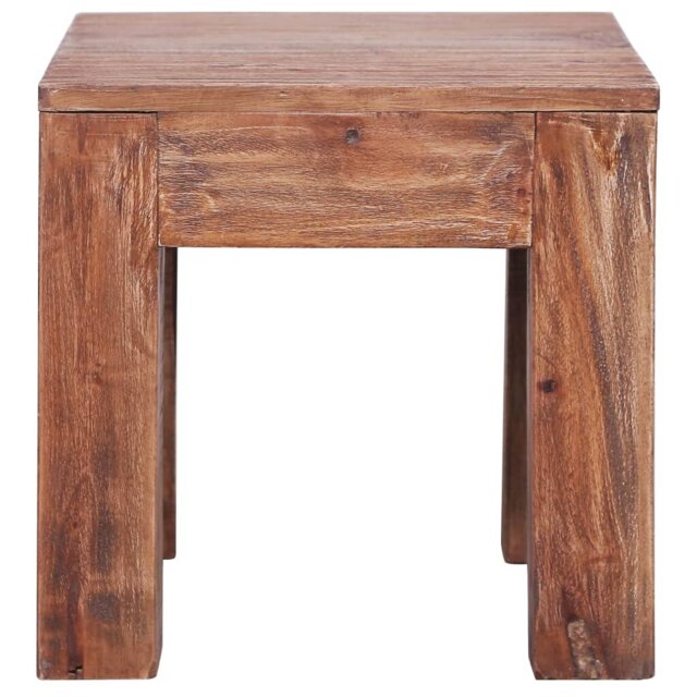 Coffee Table 30x30x30 cm Solid Mahogany Wood