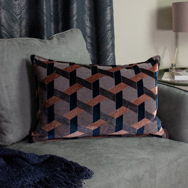 Delano Geometric Rectangular Cushion Cover