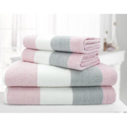 Eloy 100 Percent Cotton Stripe Bath Towel