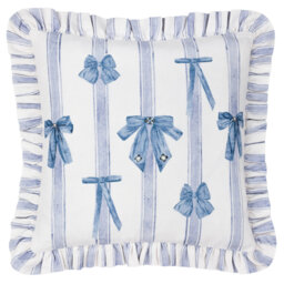 Noortje Bows Striped Square Cushion