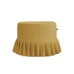 50cm Wide Round Solid Colour Ottoman