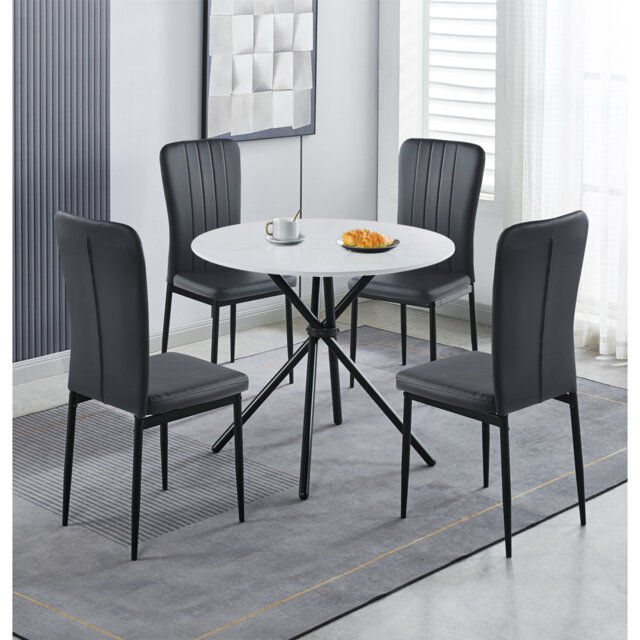 Rostin 4 - Person Dining Set