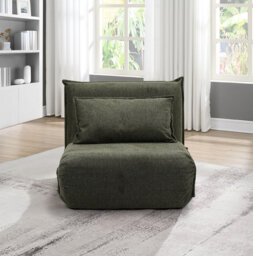 Single Green Futon Chair