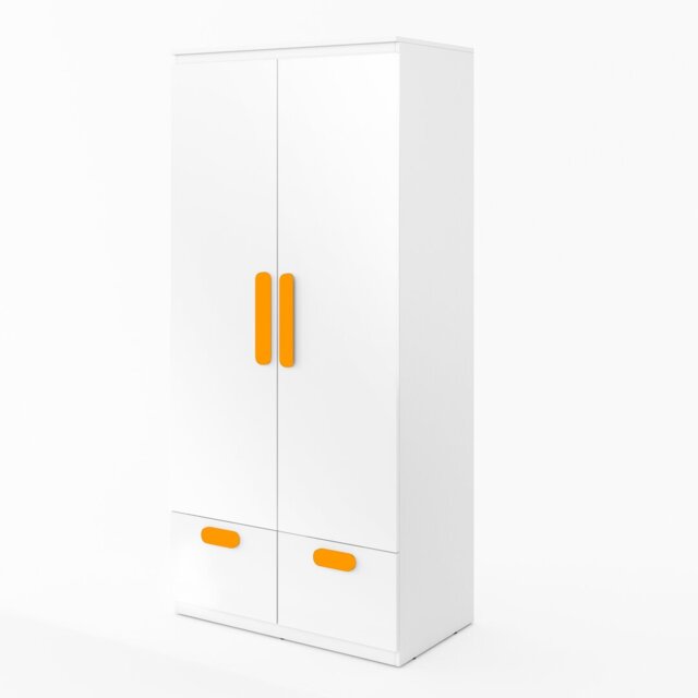 2 Door Manufactured Wood Wardrobe